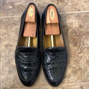 Zelli genuine crocodile leather mens size 12